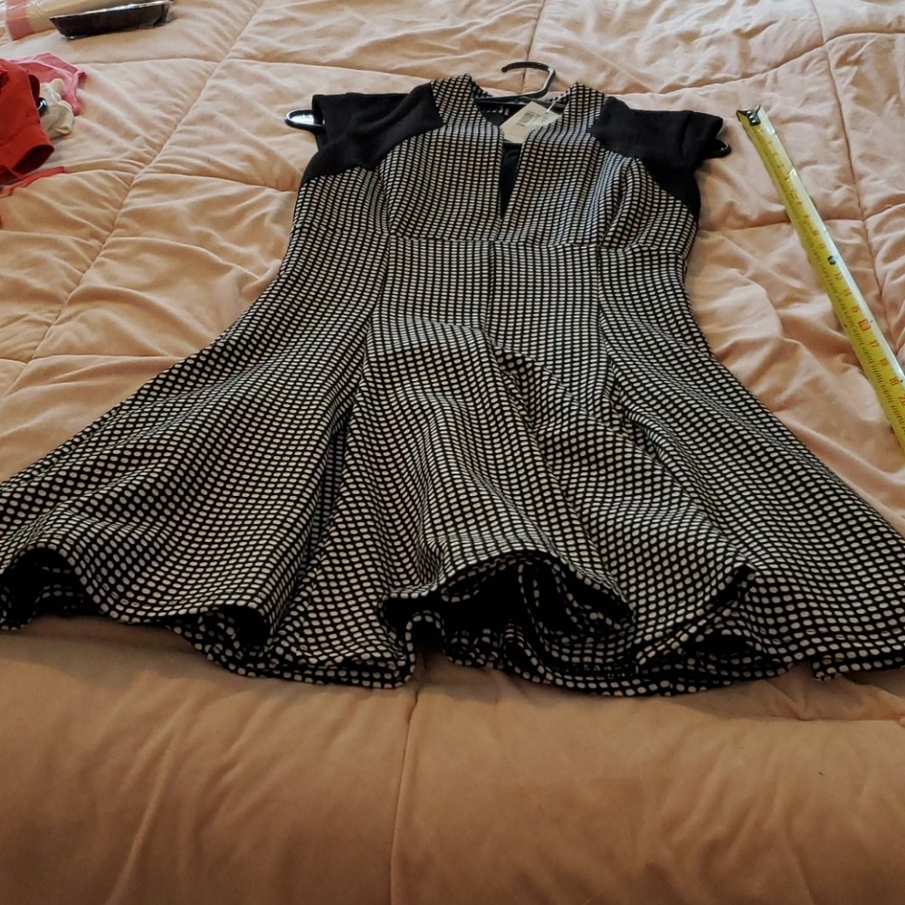 French Connection fit and flare dress